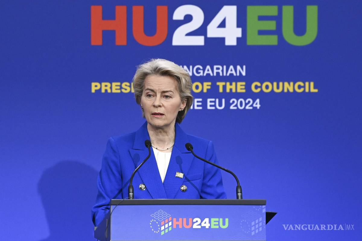 $!La presidenta de la Comisión Europea Ursula von der Leyen.