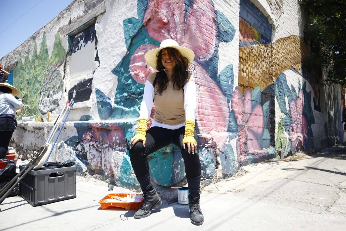 $!“Nuestro trabajo es el arte urbano, es traer el mensaje de la sierra a la ciudad, e invitar a la gente”: Claudia Luna Fuentes.