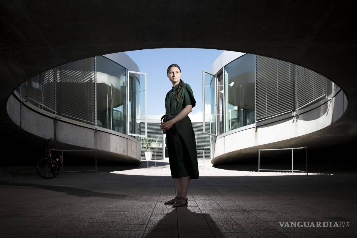 $!La matemática ucraniana Maryna Sergiivna Viazovska en Lausana, Suiza.