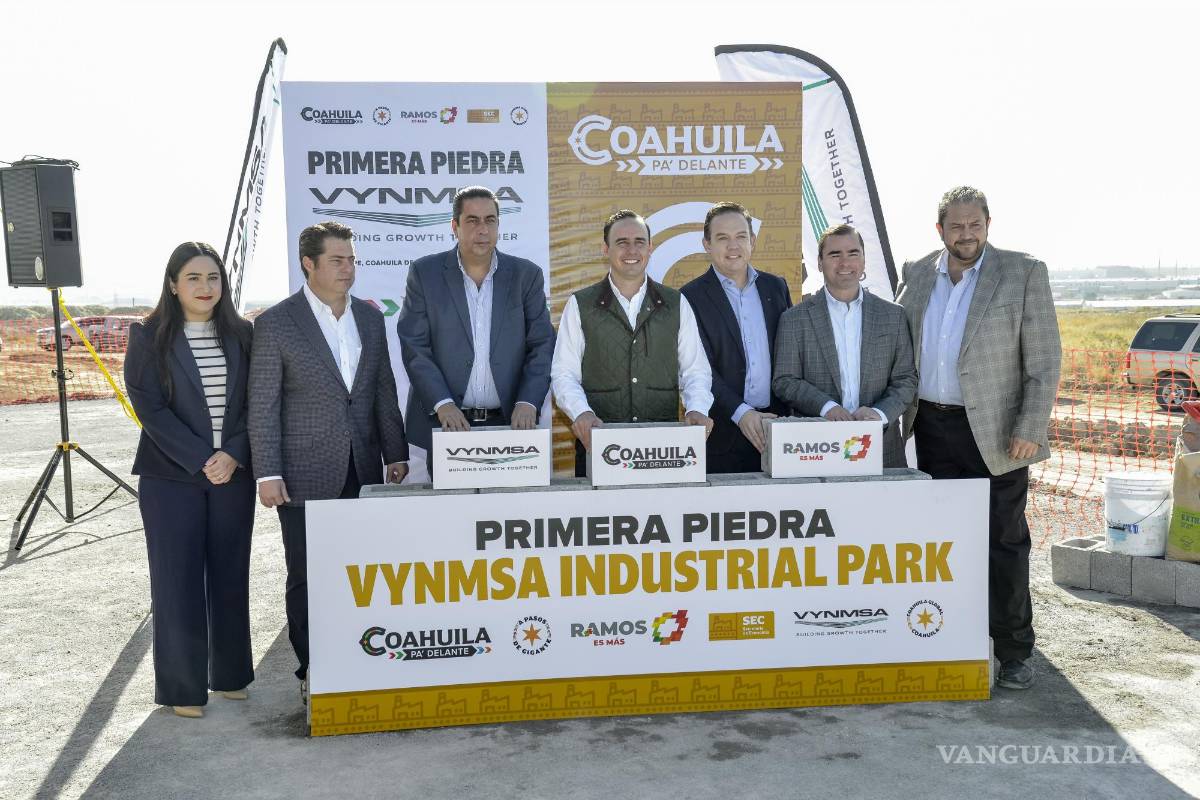 Colocan primera piedra de VYNMSA Ramos Arizpe Industrial Park IV