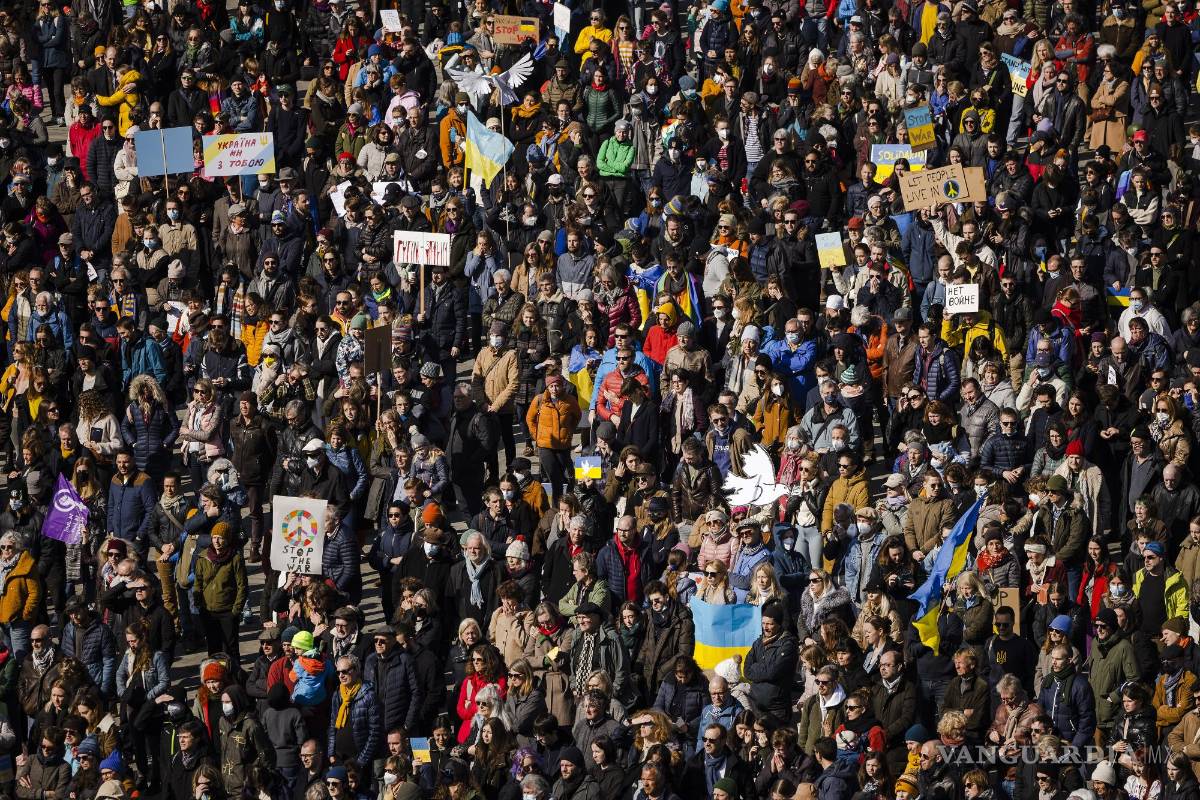 Inunda reclamo por la paz capitales europeas
