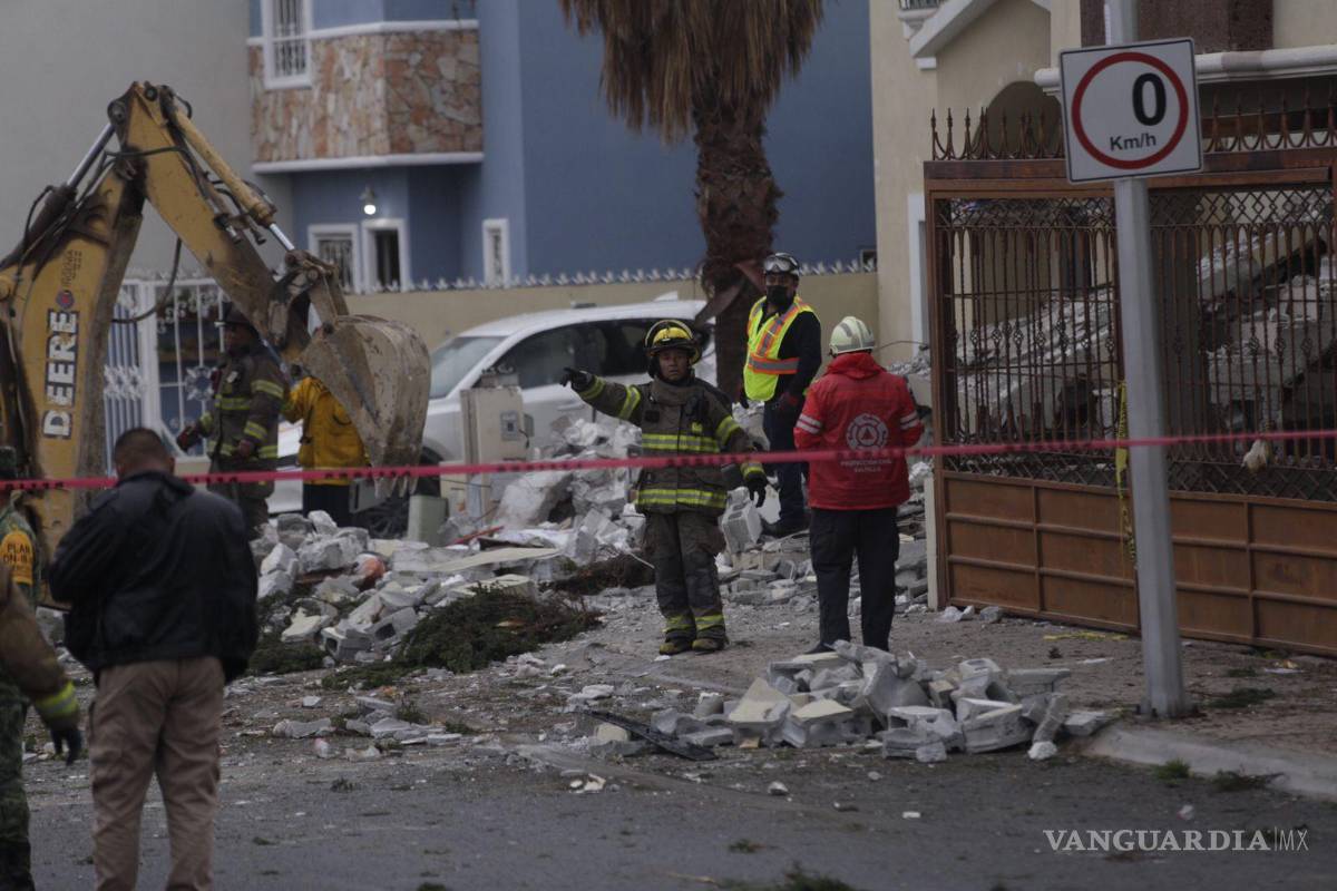$!PC manifestó que todo indica que la explosión fue por acumulación de gas.
