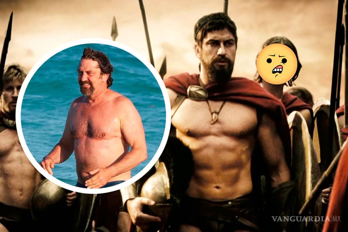Gerard Butler luce barriga, ¿qué diablos le 'panzó' a Leónidas'?