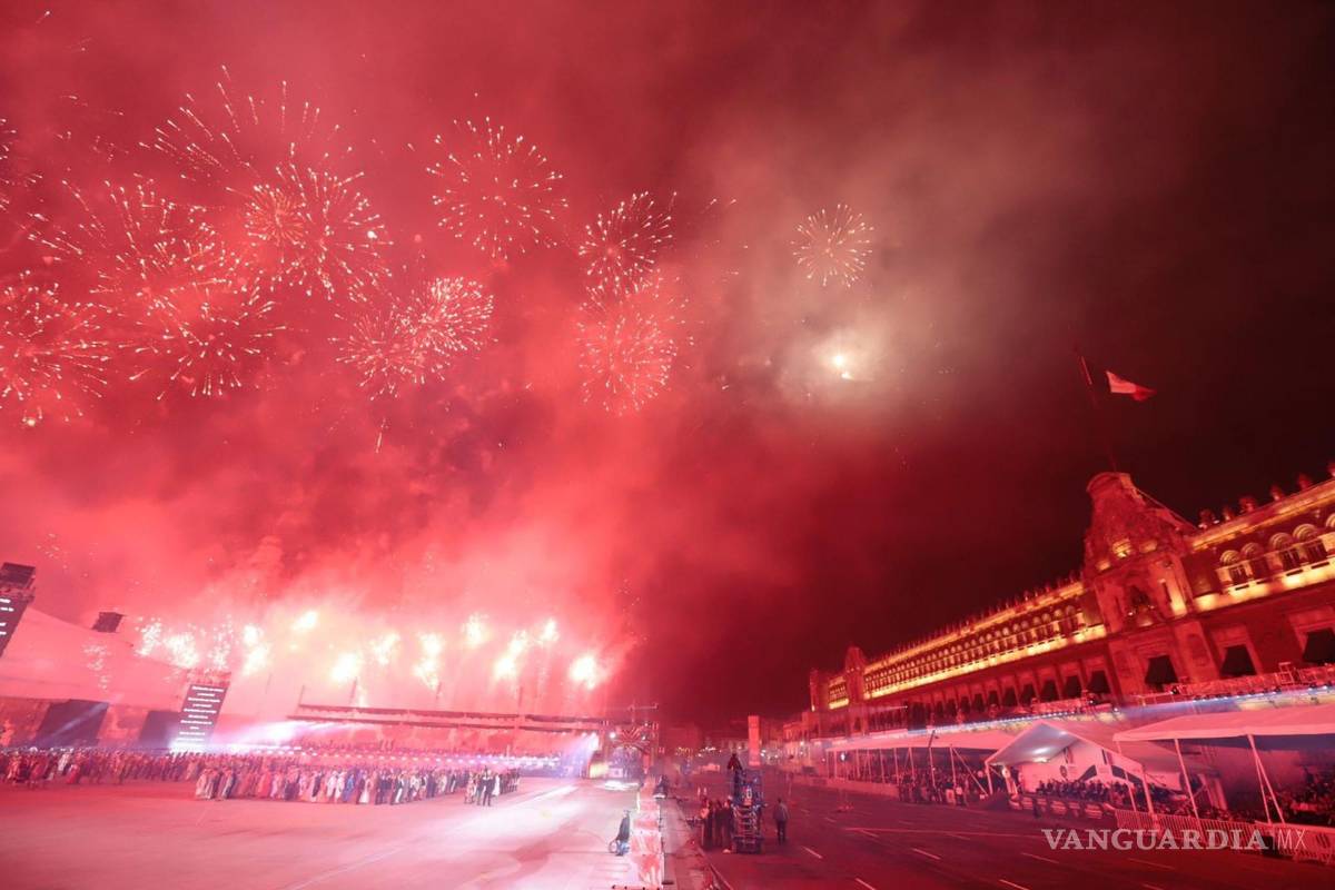 $!Aspectos de la conmemoración del Bicentenario de la consumación de la Independencia de México en el Zócalo de la Ciudad de México. Lunes 27 de septiembre de 2021. Agencia EL UNIVERSAL/Diego Simón Sánchez/RDB