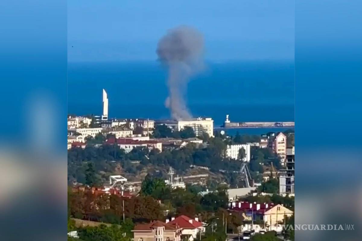 El cuartel general de la armada rusa en Crimea es blanco de un ataque con drones