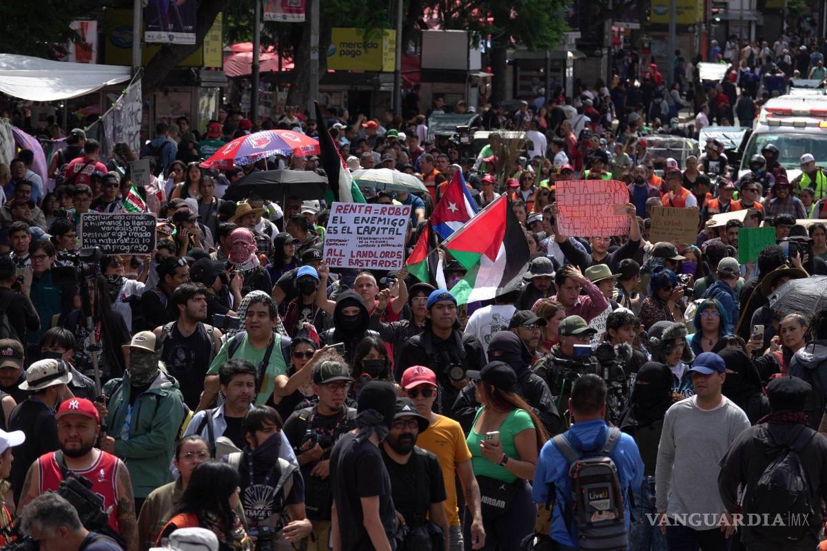 Concluye la tercera marcha anti gentrificación en la Ciudad de México