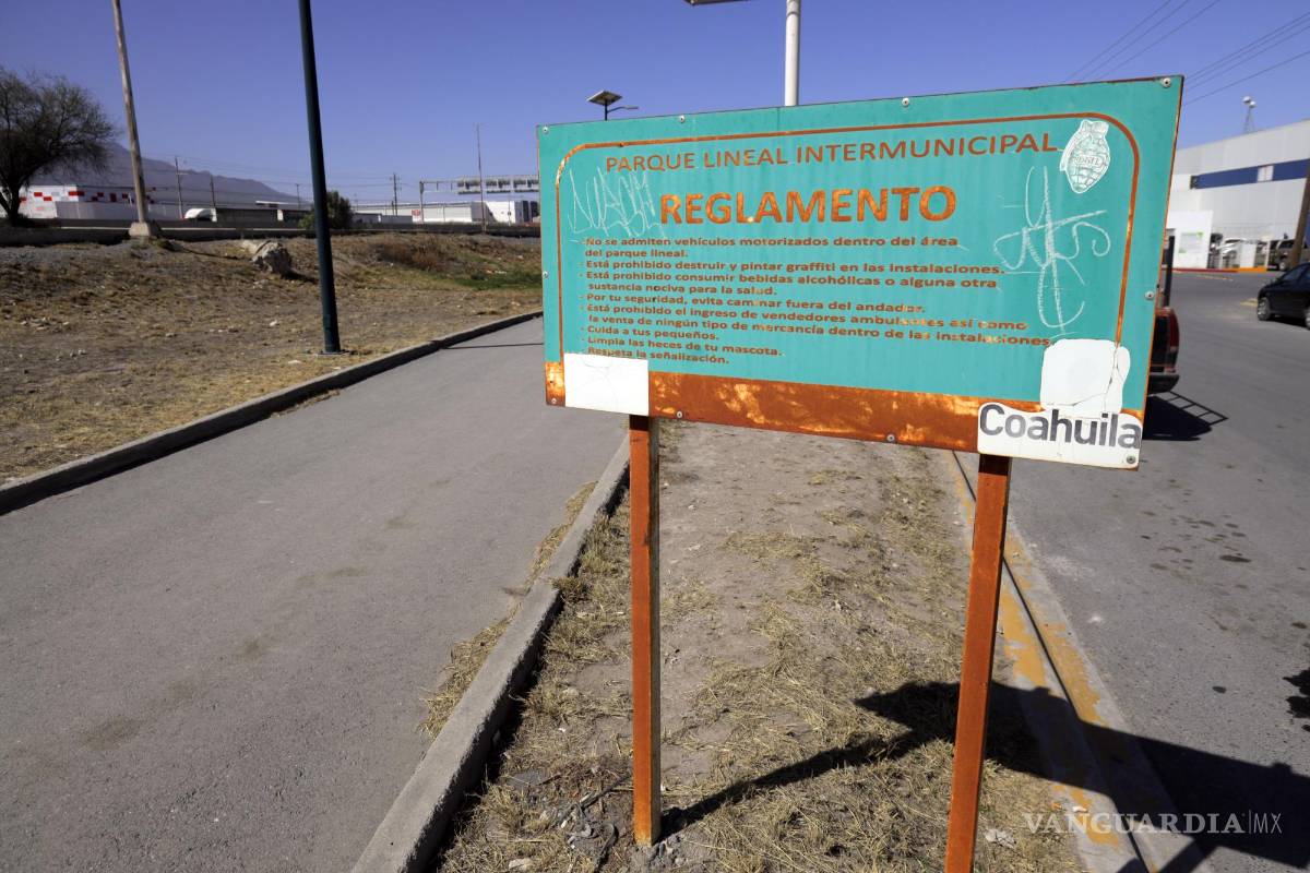 En completo abandono Parque Lineal Saltillo-Arteaga, costó 33 mdp y está en vías de desaparecer