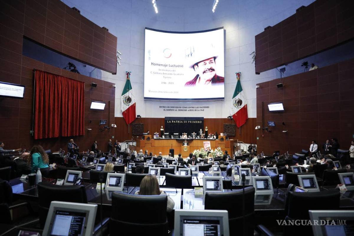 Rinden homenaje en el Senado a Armando Guadiana: ‘Nos dejó muchas enseñanzas’