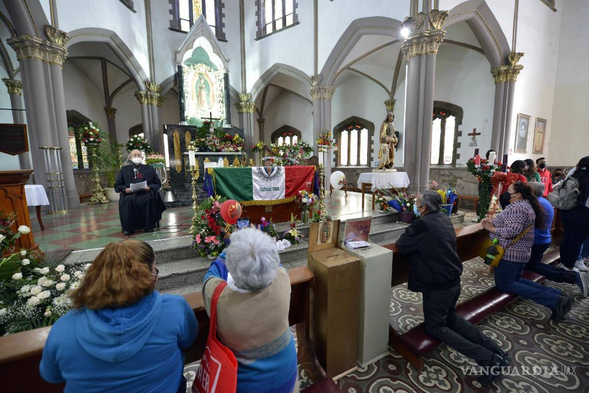 Participan al menos 2 mil saltillenses en peregrinación obrera al Santuario de Guadalupe
