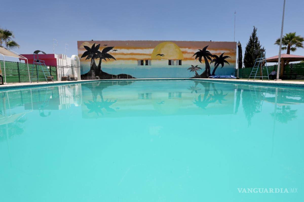 Reactivan 3 albercas municipales de Saltillo