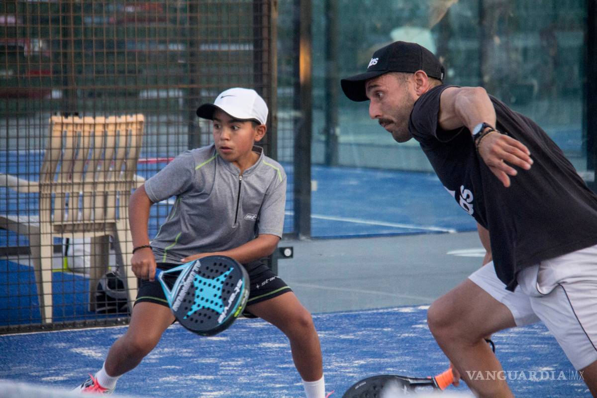 Pedro Arce abre las canchas ‘Rebote’, a practicar padel