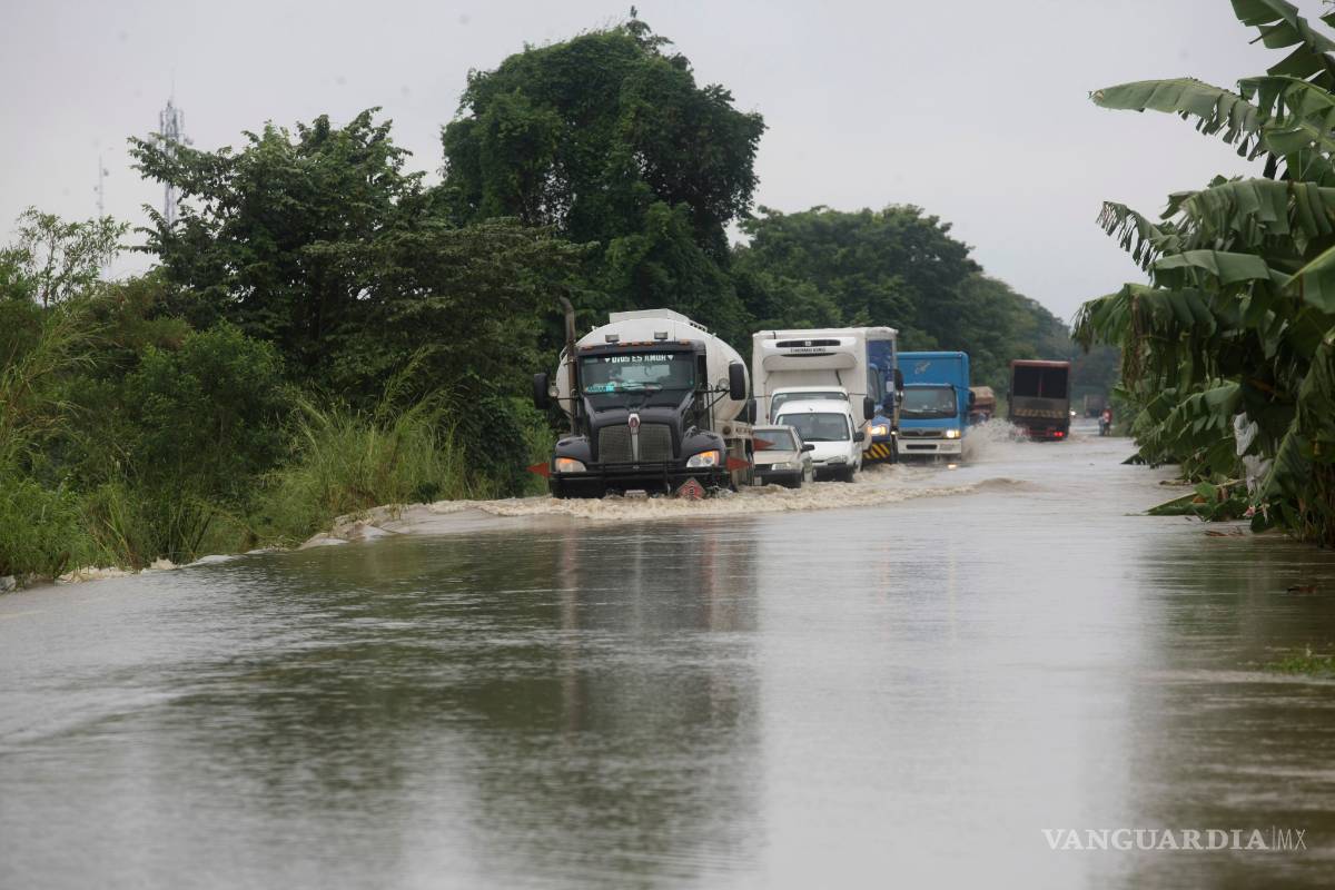 Lluvias en Tabasco suman 25 mil damnificados