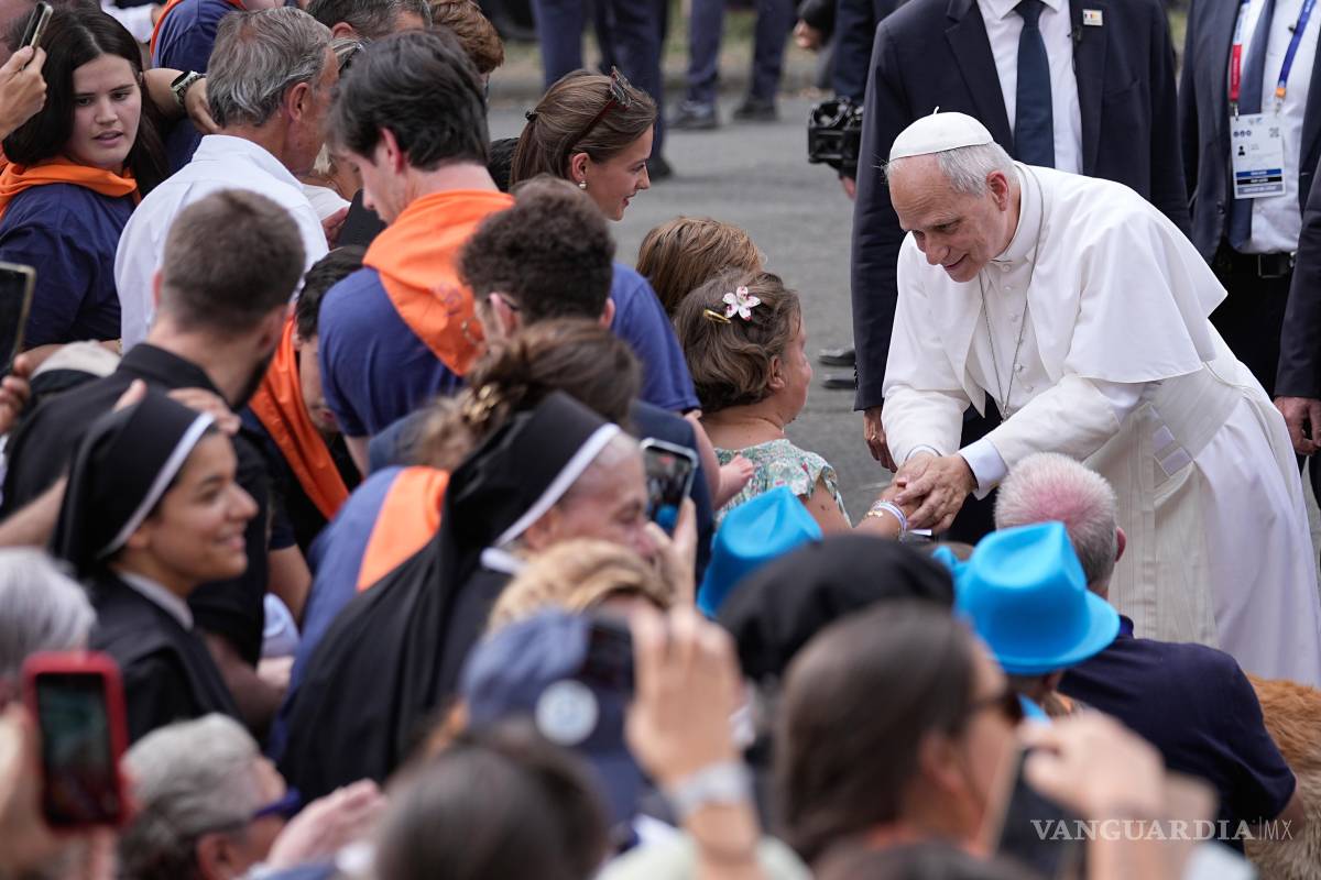 $!El papa León XIV en el Santuario de Nuestra Señora de Lourdes en Lourdes, Francia.