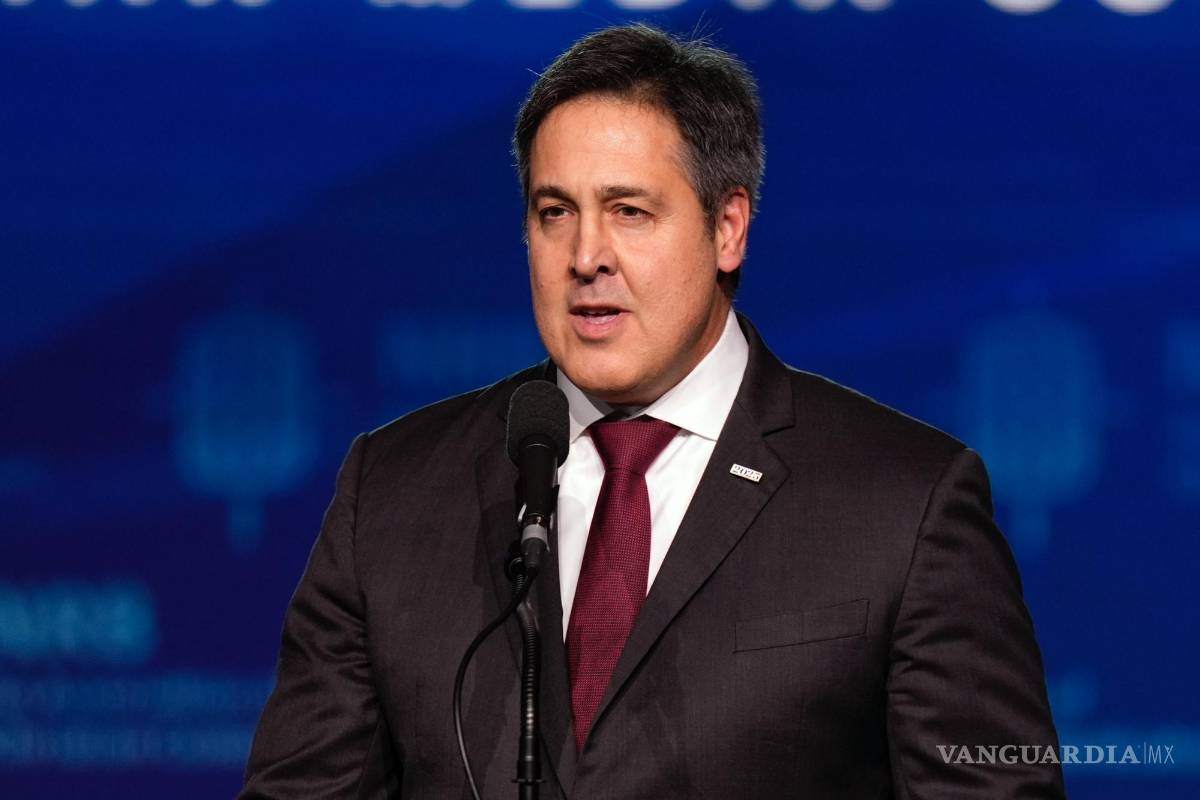 $!Paul Dans, director del Proyecto 2025 de la Heritage Foundation, habla en la convención Nacional de Radiodifusores Religiosos en Nashville, Tennessee.