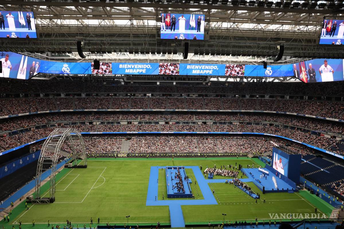 $!Mbappé fue presentado hoy en el Santiago Bernabeu como nuevo jugador del Real Madrid.