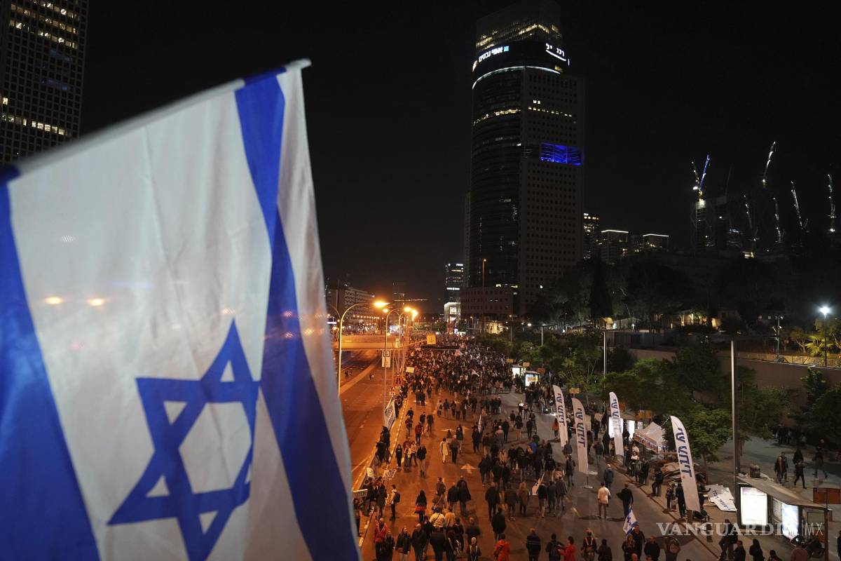 Miles de Israelíes protestan contra las de reformas al sistema judicial impulsadas por Benjamin Netanyahu