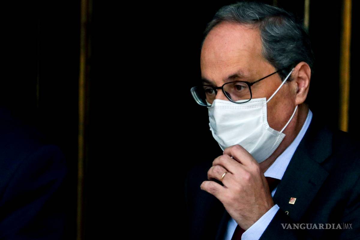 Inhabilitan al presidente de Cataluña, Quim Torra
