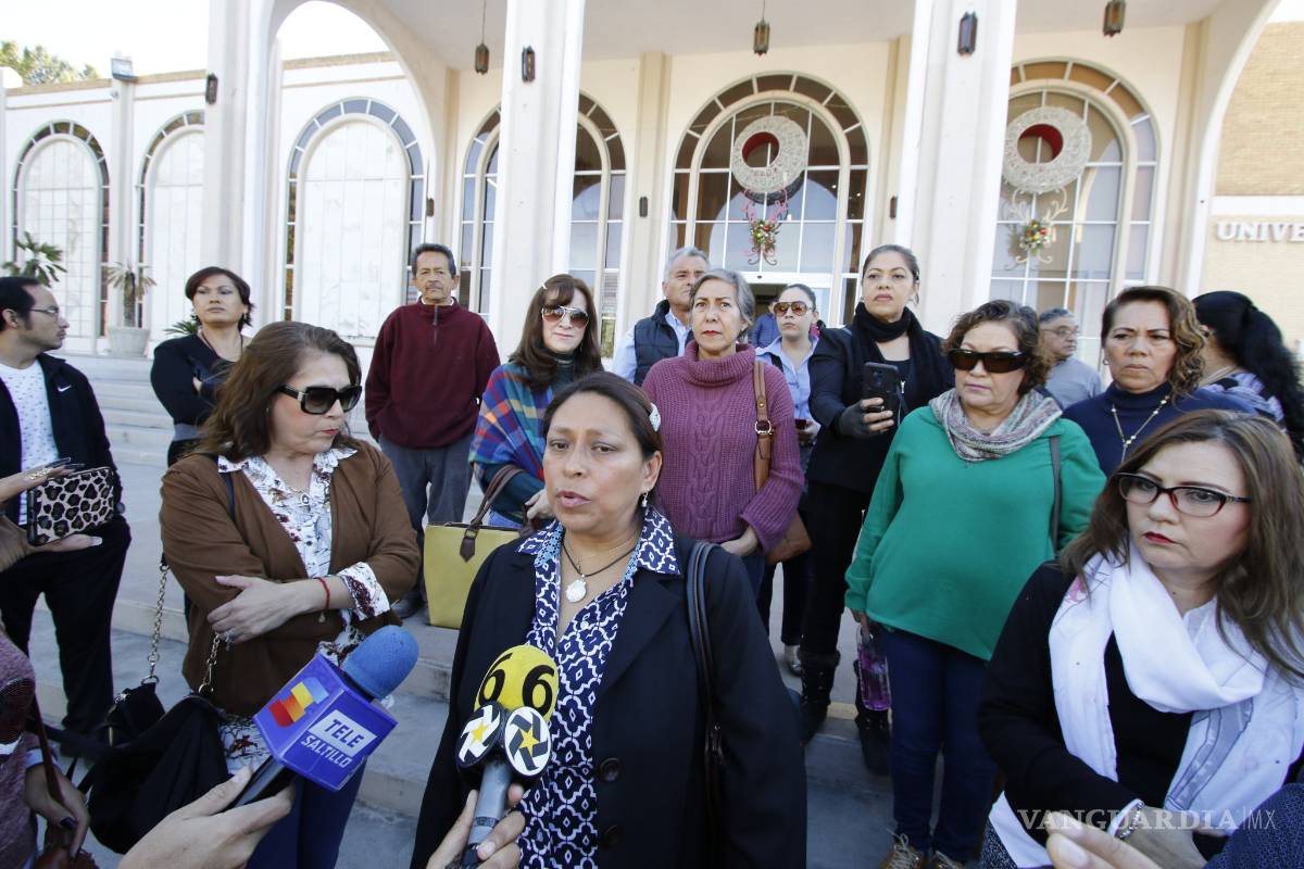 $!Reclama el STUAC en rectoría pago del aguinaldo
