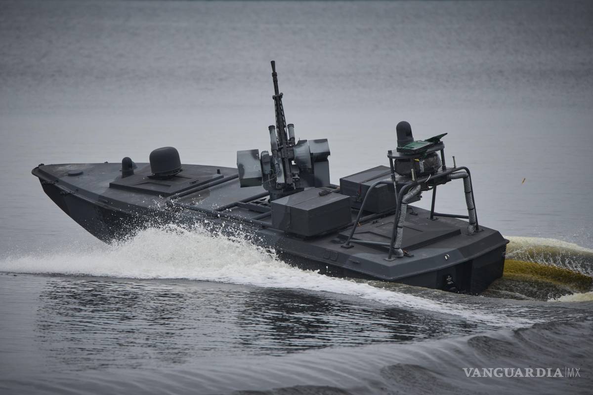 Ucrania presenta dron marítimo mejorado y afirma que puede atacar en cualquier parte del mar Negro