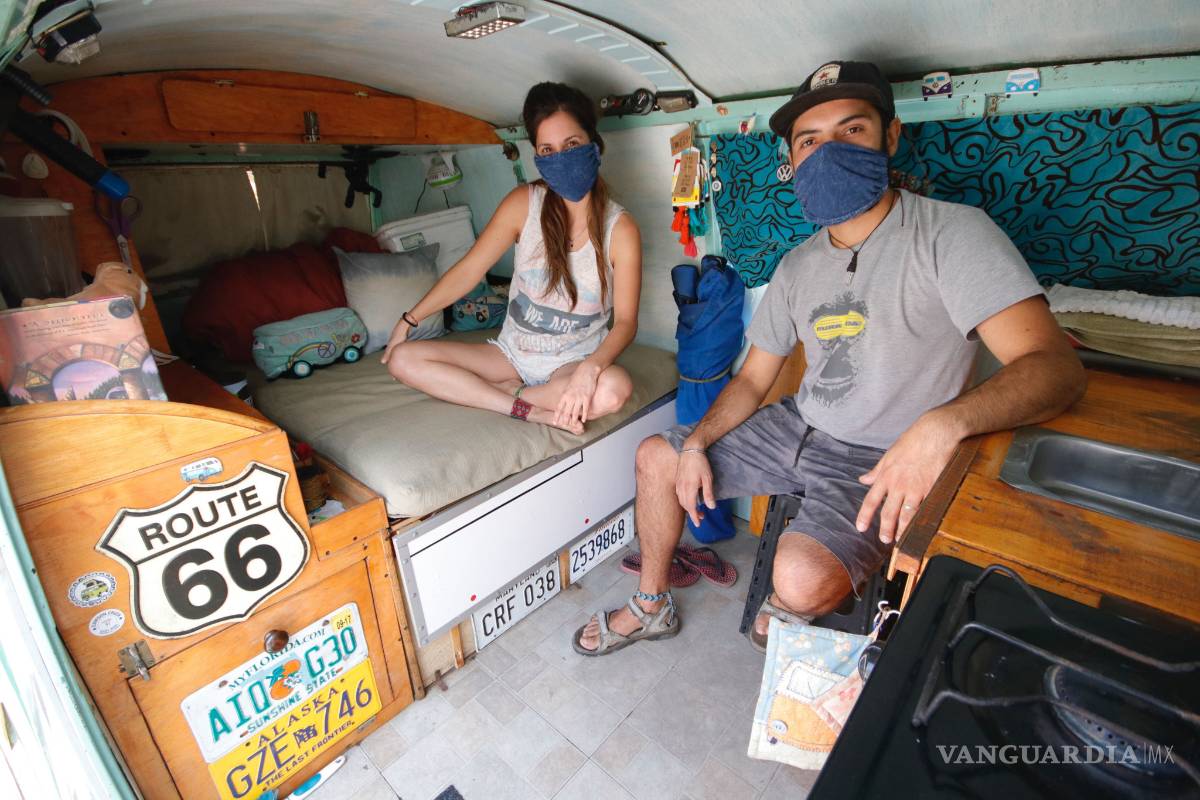 $!Frena COVID-19 travesía de pareja argentina que viajaba de Alaska