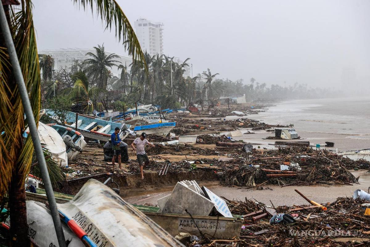 $!El primer reporte de víctimas tras el paso del huracán Otis por la costa sur del estado de Guerrero da cuenta de 27 personas fallecidas y 4 desaparecidas.
