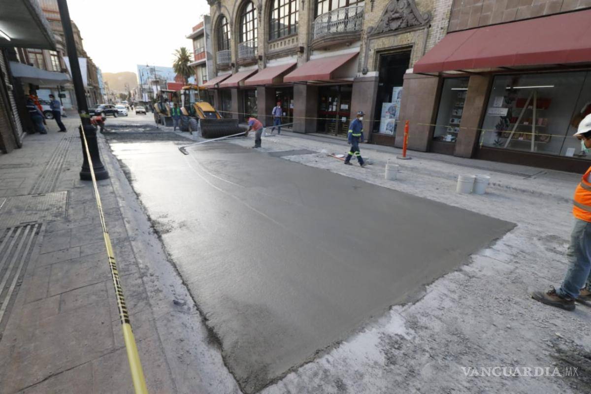 Remodelarán en su totalidad céntrica calle de Saltillo