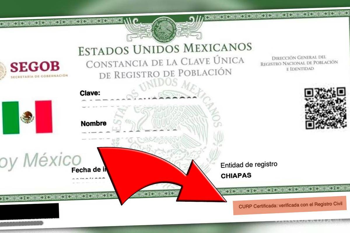 ¿Te piden la CURP Certificada?... qué es y cómo se tramita este documento en este 2023