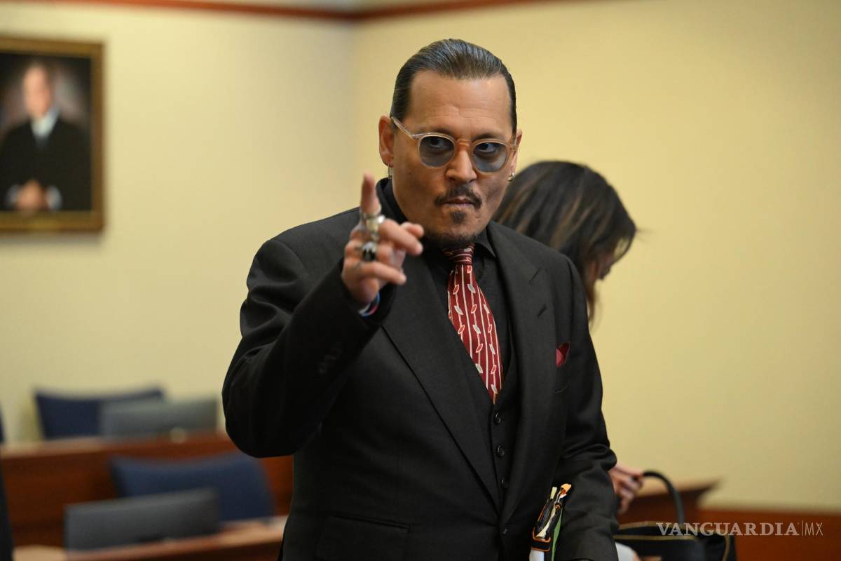 $!Johnny Deppe n la corte de Fairfax, Virginia.