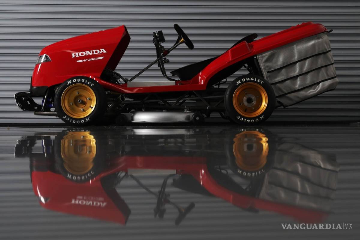 $!Mean Mower V2, increíble podadora Honda que llega a los 240 km/h