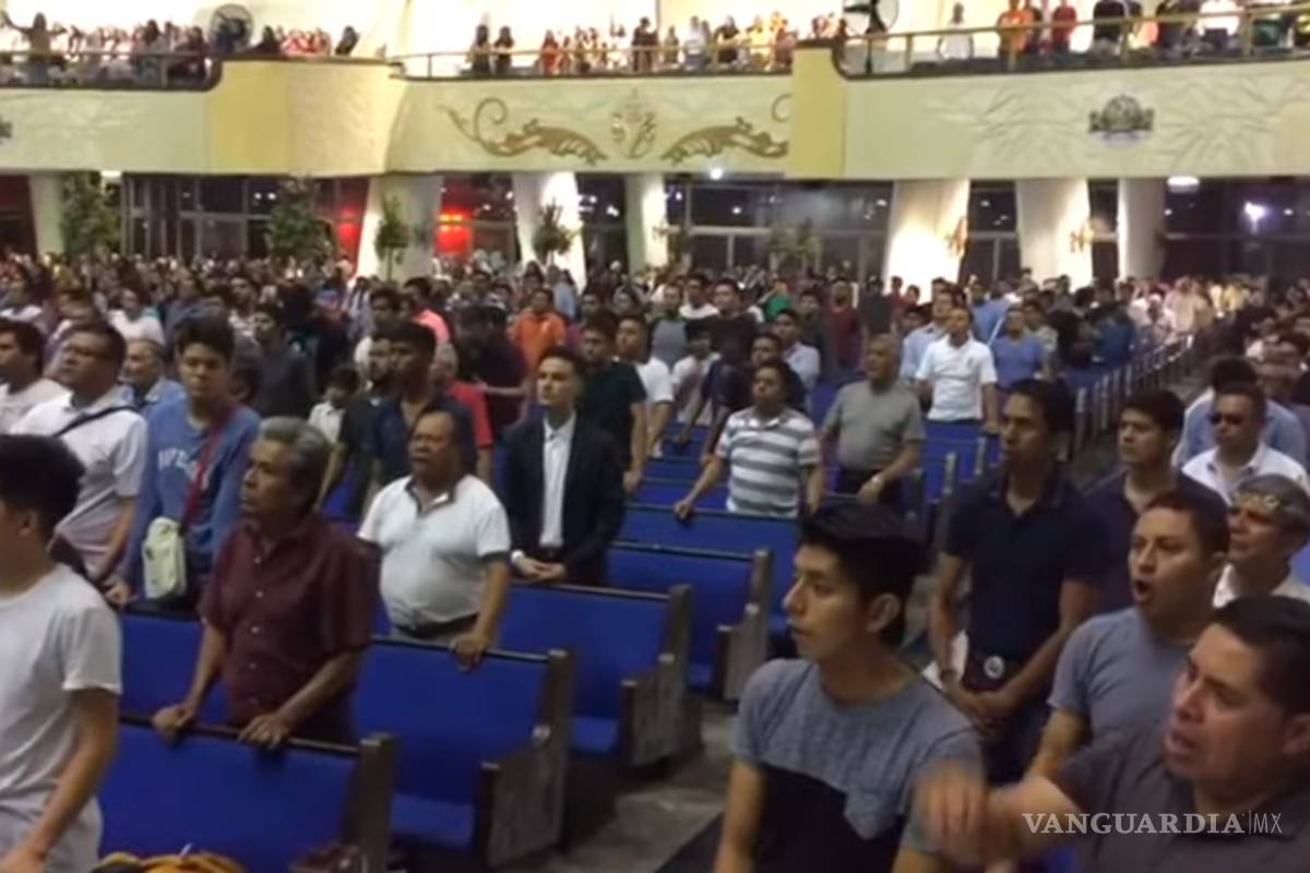 Lloran miembros de La Luz del Mundo por detención de su líder (VIDEO)