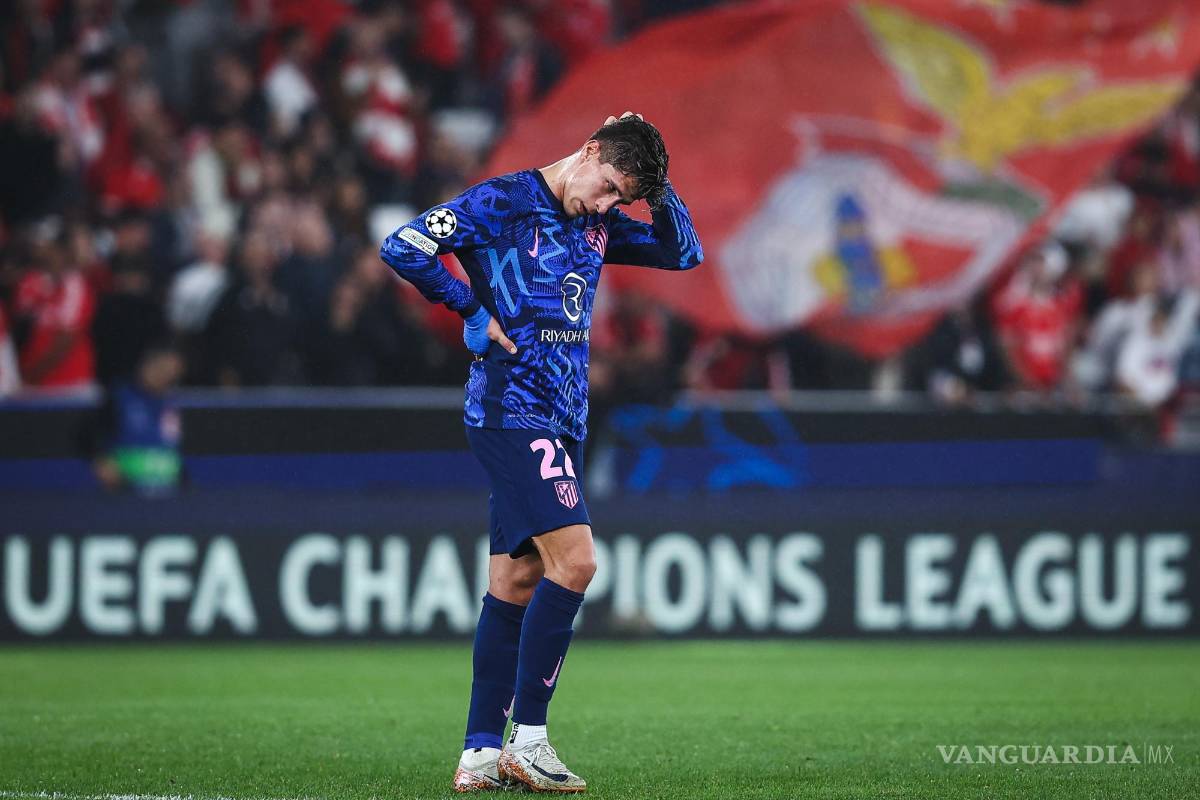 El Atlético sufre la pesadilla europea: 4-0 ante el Benfica y la sombra de un histórico fracaso