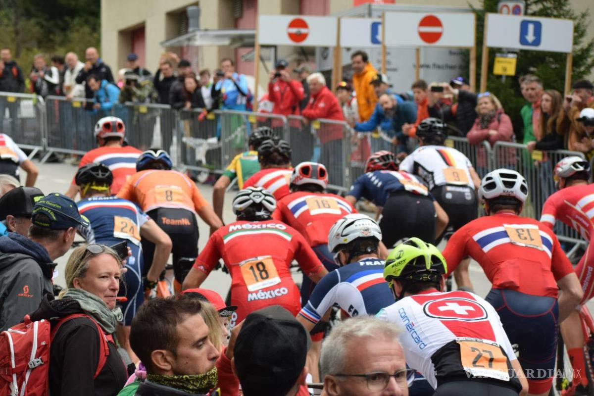 $!Atleta mexicano alcanza histórico lugar en el Mundial de Ciclismo en Suiza