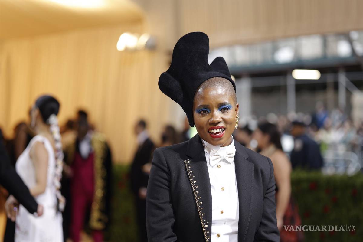 $!Janicza Bravo con un look de Schiaparelli.