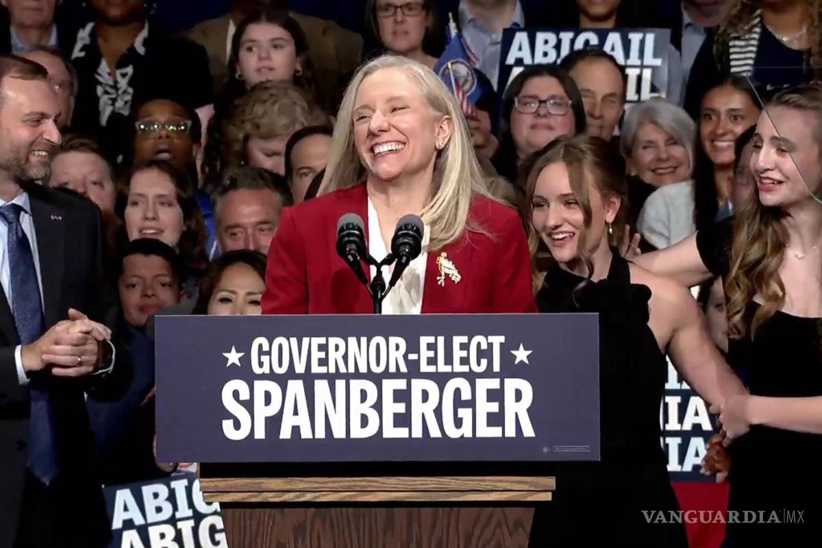 $!La demócrata Abigail Spanberger se convertirá en la primera mujer gobernadora de Virginia y pondrá fin a cuatro años de gobierno republicano.