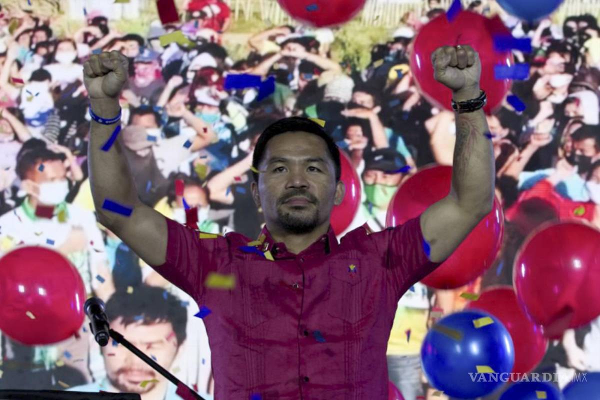 Manny Pacquiao ‘peleará’ por la presidencia