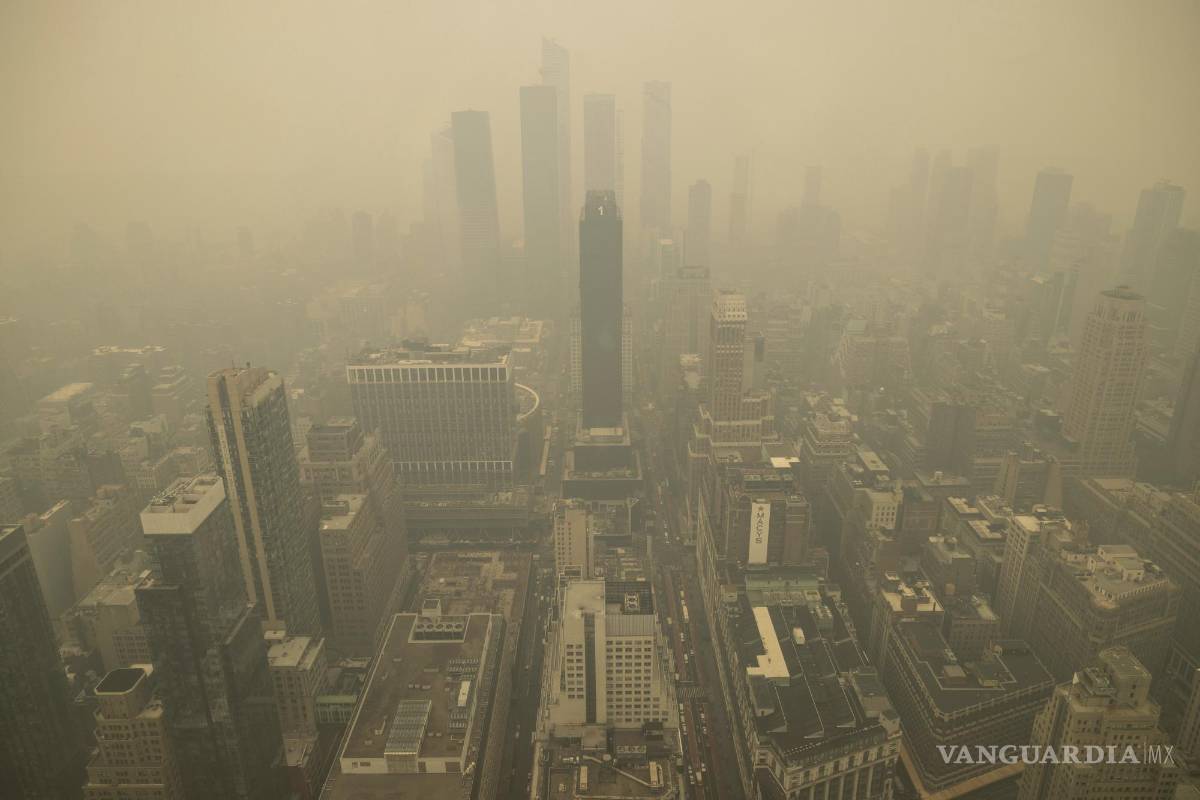 Mejora calidad del aire en noreste de EU; nube de incendios se disipa hacia el sur