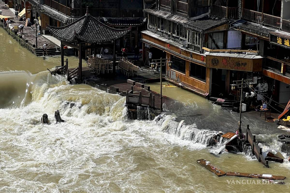 Miles de personas son evacuadas por las Inundaciones en China