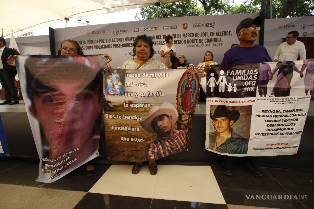 Coahuila redobla esfuerzos para hallar a desaparecidos