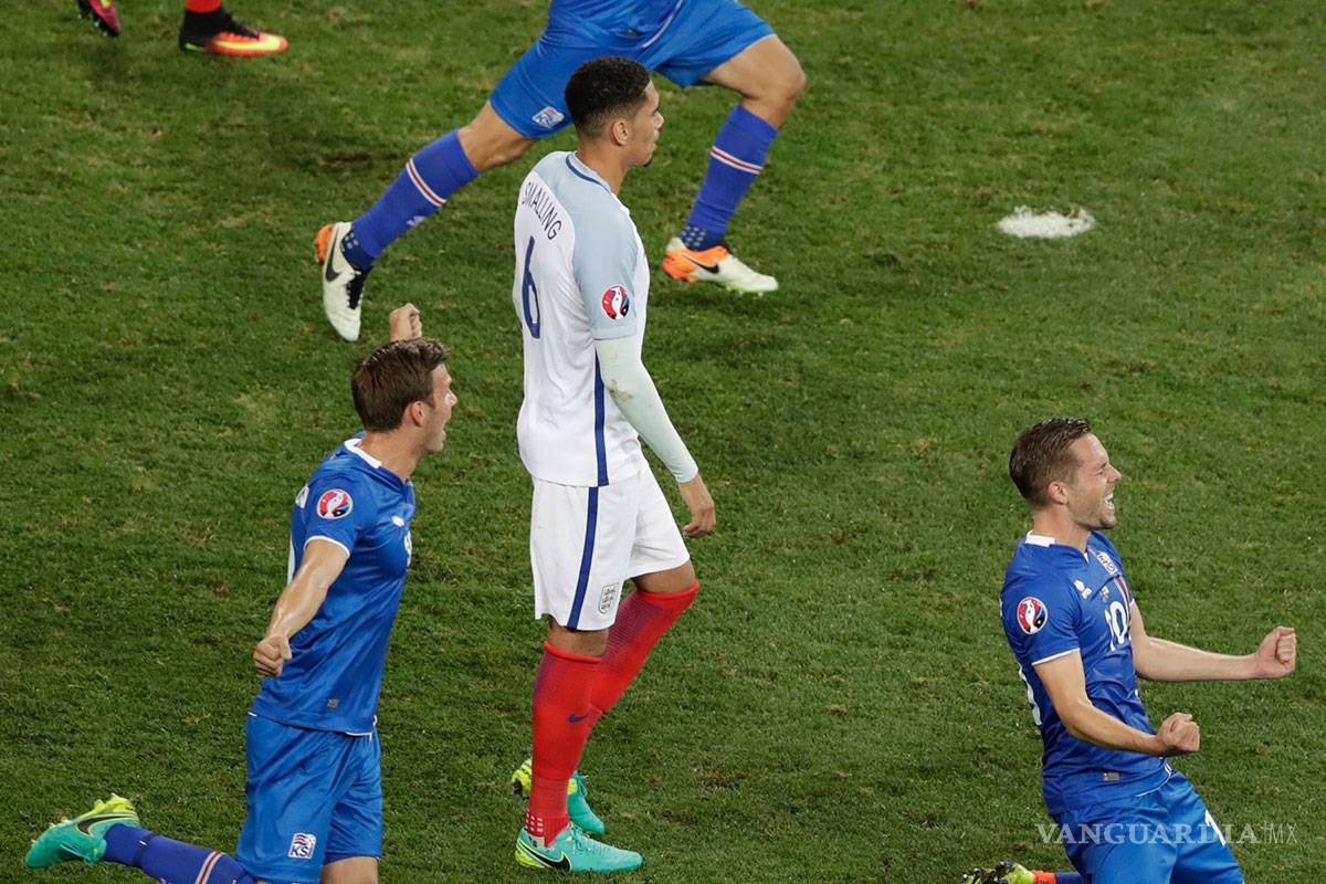Aplican 'brexit' a Inglaterra en la Euro; Islandia entra en cuartos de final