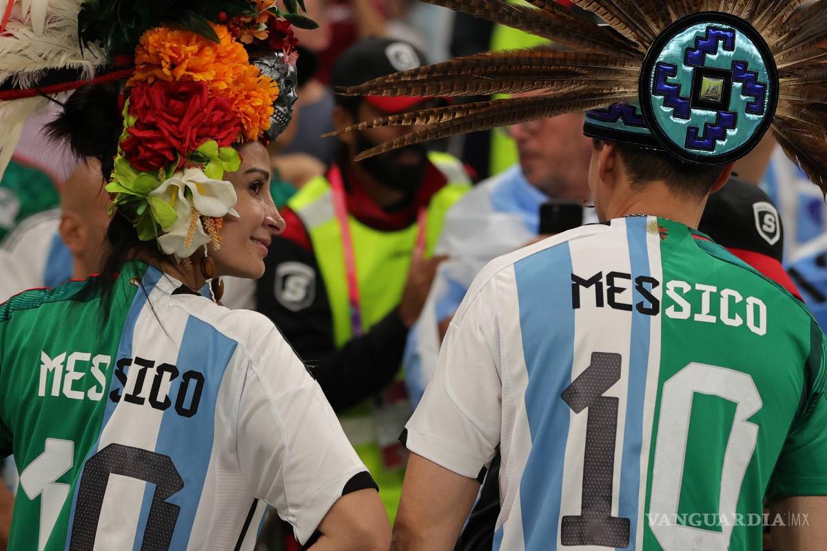 ¿’Messico’? Así se definen los aficionados que apoyan a Argentina y México en el Mundial