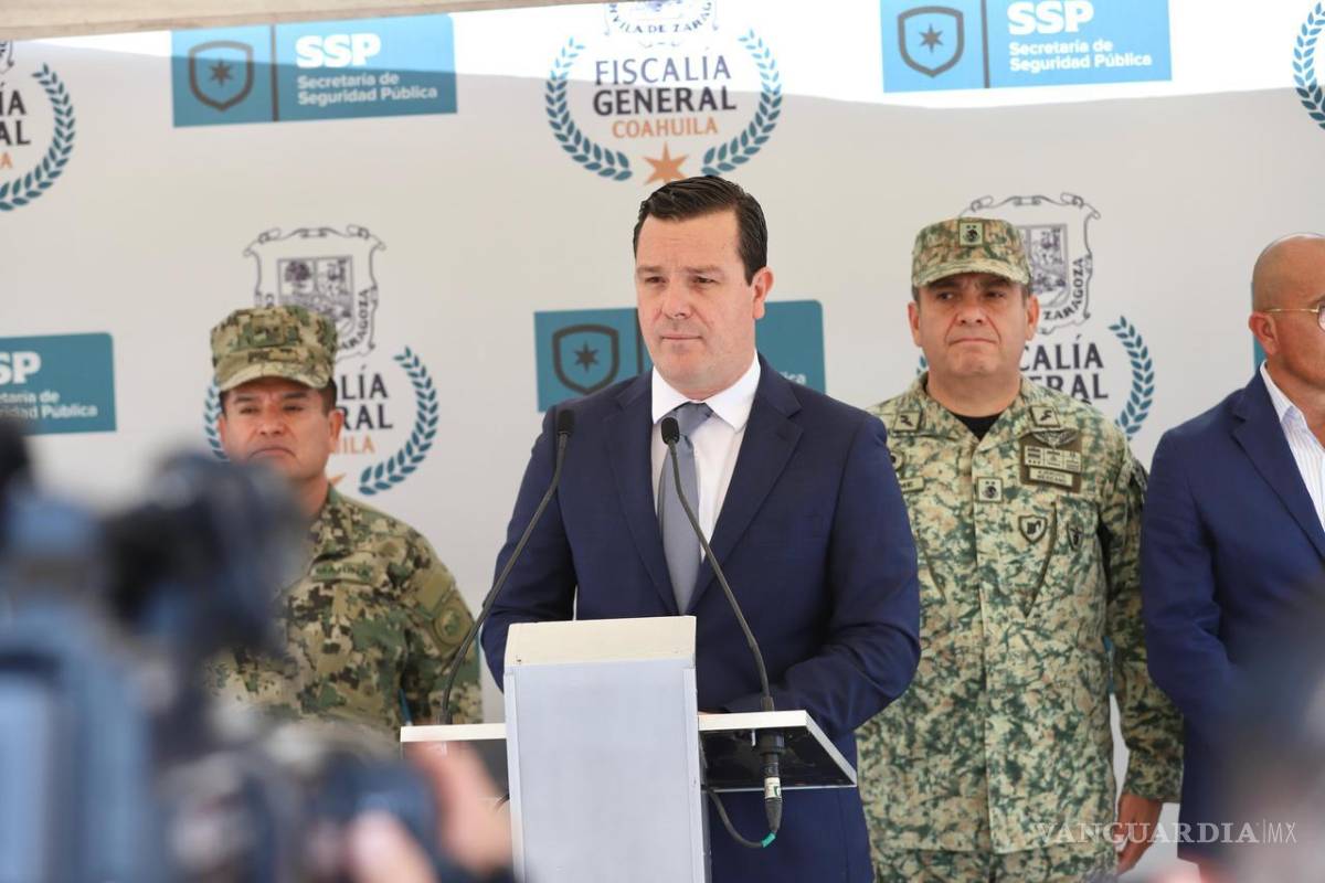 $!El Fiscal General de Coahuila destaca la colaboración entre fuerzas de seguridad para garantizar la seguridad en el estado.