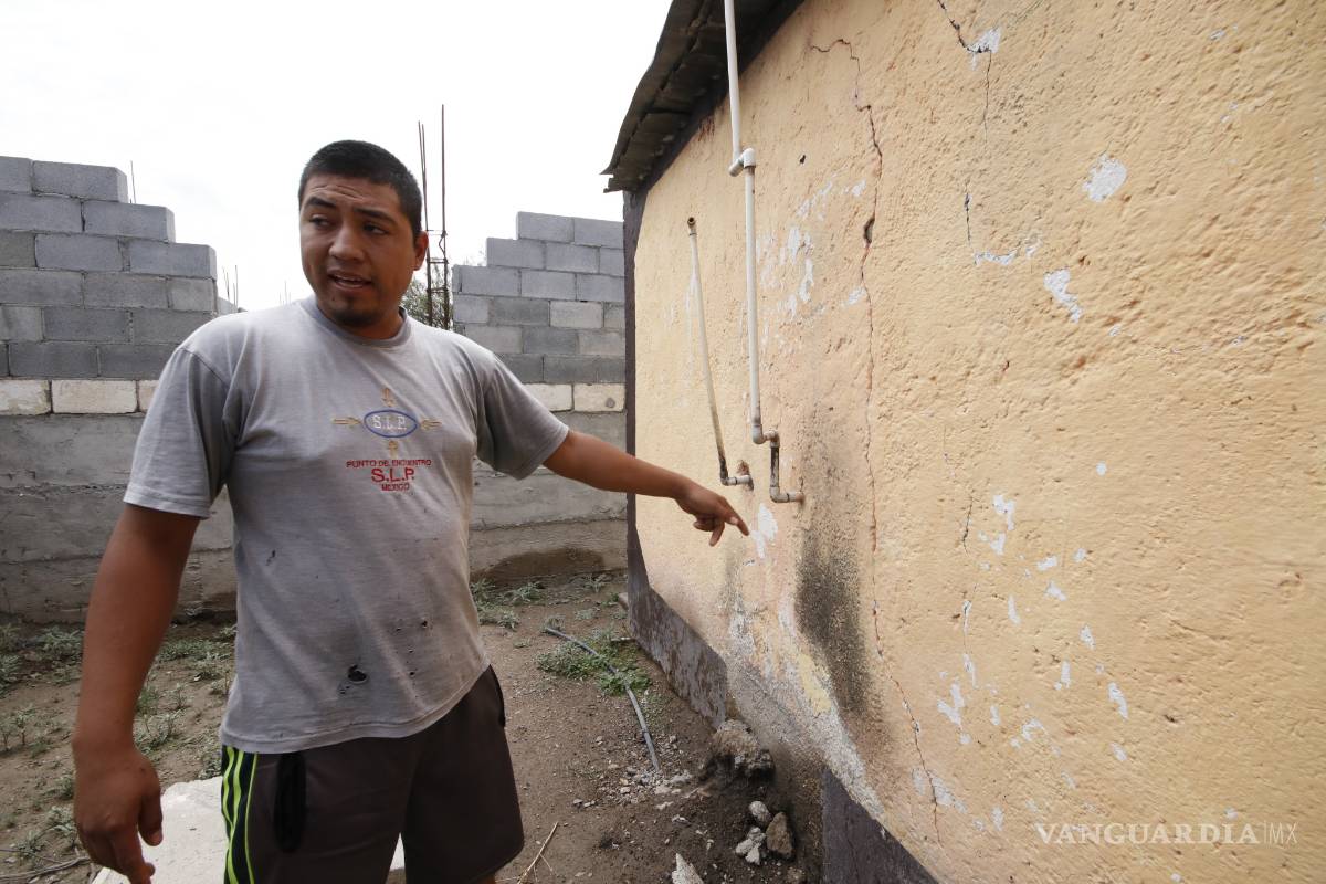 Temen otro sismo habitantes de ejido de Saltillo