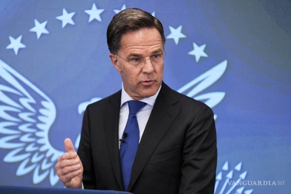 $!El secretario general de la OTAN, Mark Rutte, pronuncia un discurso en el Instituto Ronald Reagan en Washington,