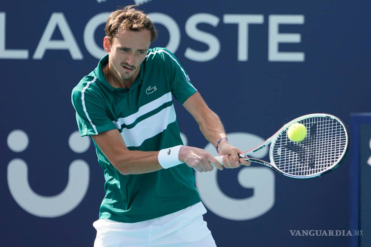 Sin despeinarse, Danniil Medvédev ya se encuentra en los cuartos de final del Abierto de Miami