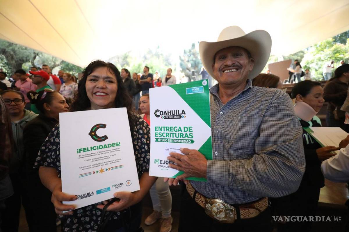 $!Los coahuilenses tendrán la oportunidad de darle certidumbre a su patrimonio.