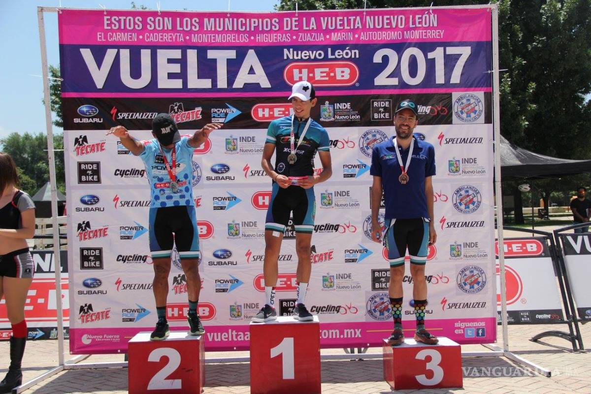 Coahuilenses dominan séptima etapa de la XII Vuelta a Nuevo León