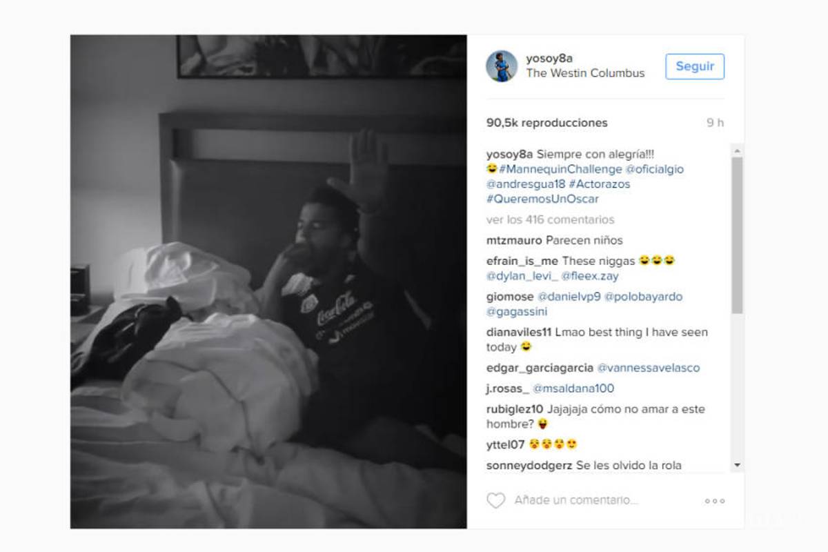 Gio, Guardado y Ochoa se unen al reto del #MannequinChallenge