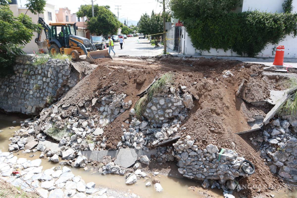 Refuerza Saltillo infraestructura pluvial y vial tras afectaciones por lluvias