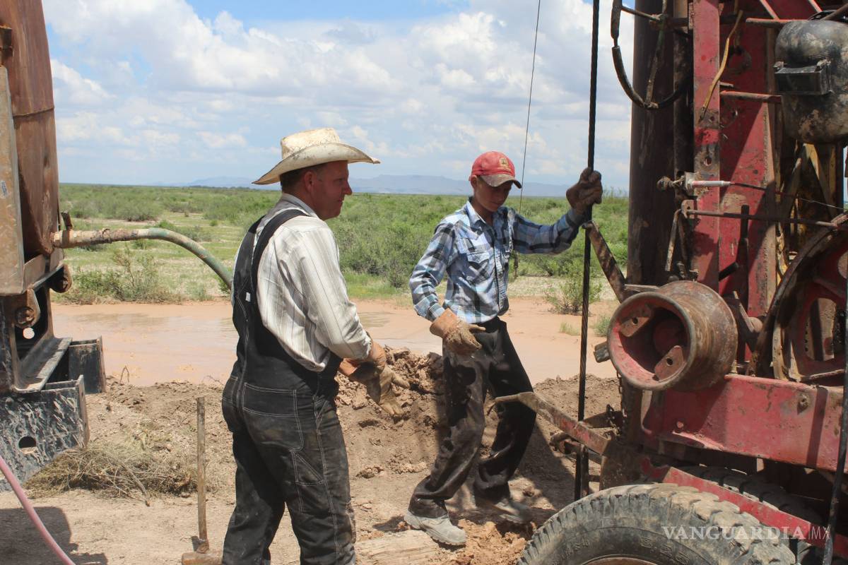 Cómo ser menonita y trabajar con una losa de 14 mdp encima, en Sierra Mojada