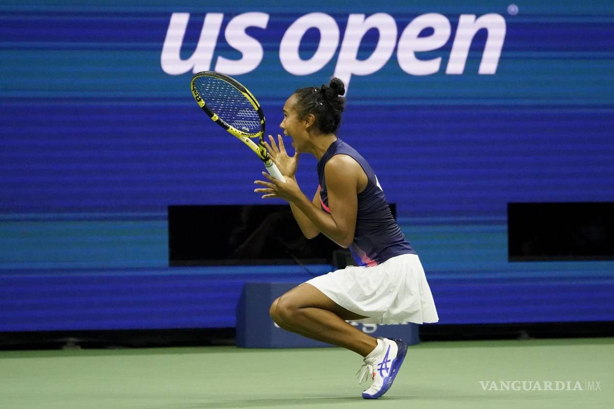 Leylah Fernández, con 19 años, se instala en la final del US Open